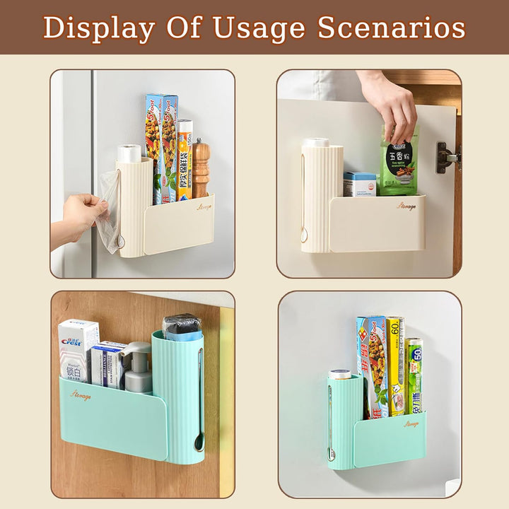 Müllsack Organisator Wand, Wandmontierter Trash Bag Organizer, Wand Montierter Müllsack Spender, Sel