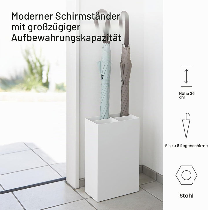 Umbrella Stand Wide - Smart - white Weiss, Weiss