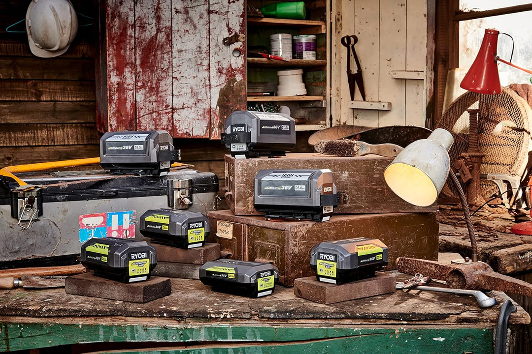 Ryobi Akku 36 V LithiumPlus 6,0 Ah – 1 Schnellladegerät RY36BC60A-160