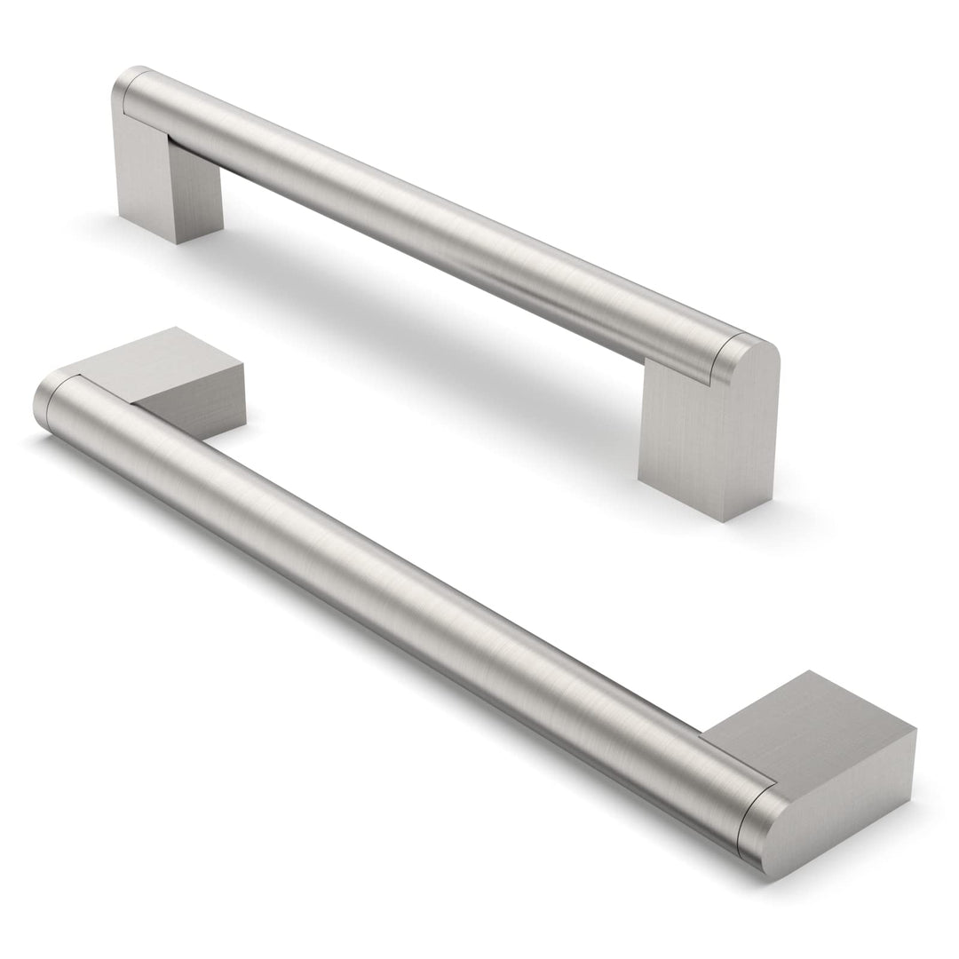 FURNIWARE 10 Stück Möbelgriffe, 160mm Bohrlochabstand Edelstahl Möbelgriffe Schrankgriffe Küche Kabi