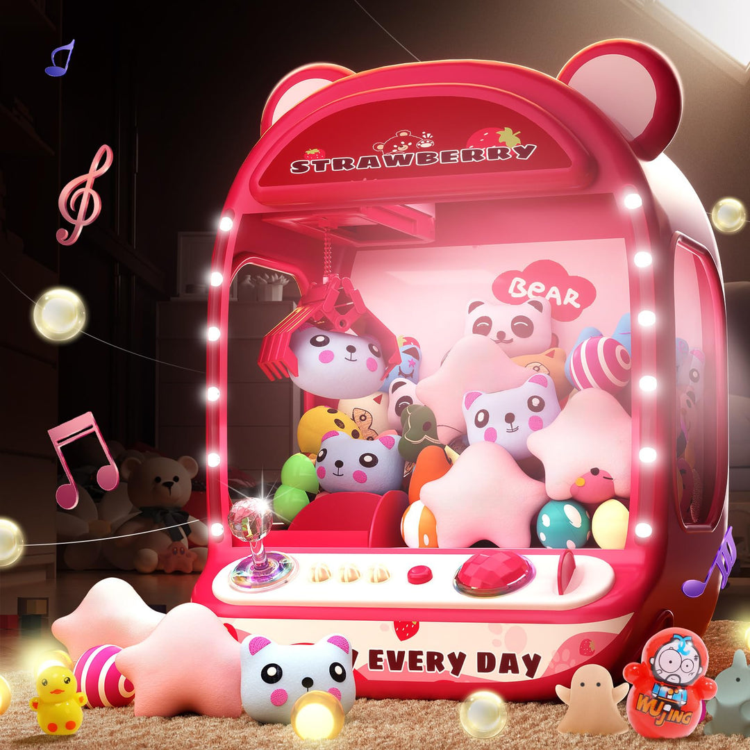 Skirfy Greifautomat für Kinder, Einhorn-Spielzeug für Mädchen ab 6 Jahren, Arcade-Spiele, Mini-Verka