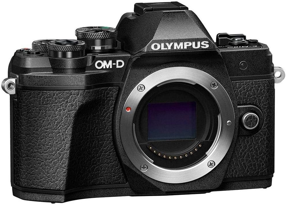 Olympus OM-D E-M10 Mark III Kameragehäuse (schwarz), WLAN-fähig, 4K-Video schwarz Ohne Kits, schwarz
