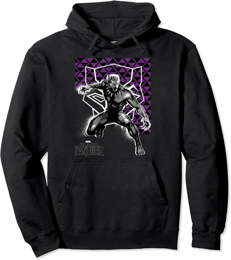 Marvel Black Panther Geometric Poster Pullover Hoodie