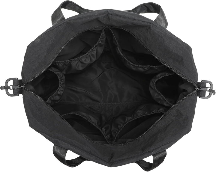 Kleine Reisetasche, Schultertasche mit Trolley-Aufsteckfunktion | 12L Reisetasche mit 6 Aussentasche