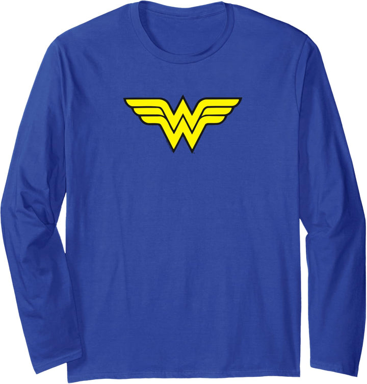 Wonder Woman Classic W Logo Langarmshirt