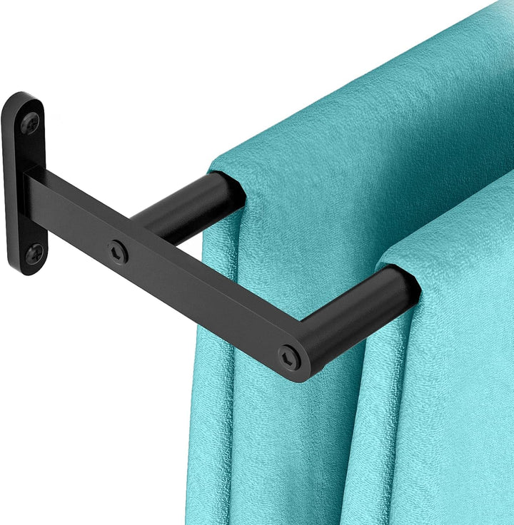 YUMORE Handtuchhalter Doppel 80CM Handtuchstange Wand Edelstahl Badetuchhalter 2 Stangen Badezimmer