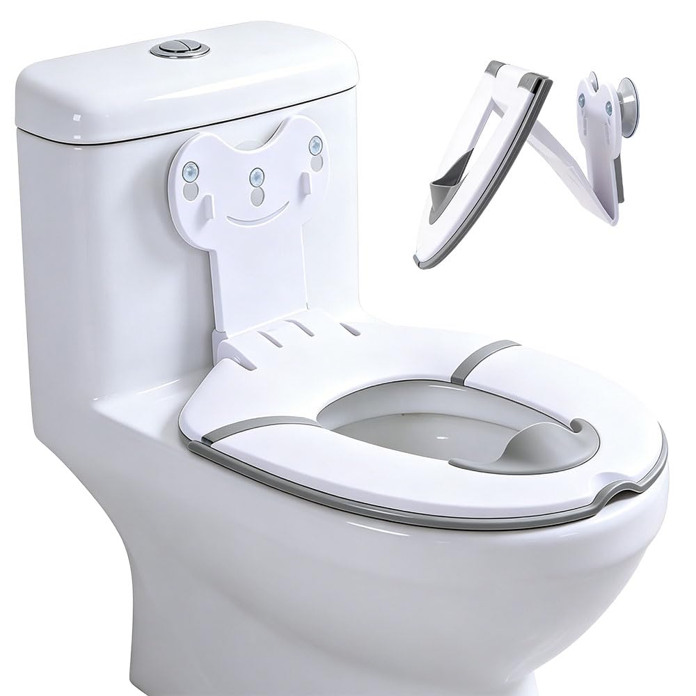 Toilettensitz Kinder, Toilettenaufsatz Kinder, Klositz für Kinder, WC Sitz Kin-der mit Urin Barriere