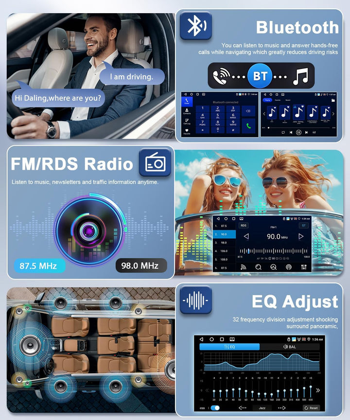 4+64G Carplay Autoradio für VW Passat B6 T5 Golf 5 6 Polo 6R Tiguan T5 Jetta Seat Skoda, Android Aut