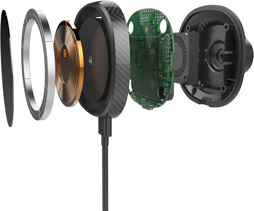 Wicked Chili 15W Autohalterung mit Ladefunktion, kompatibel mit MagSafe iPhone 15, 14, 13, 12 (Pro,