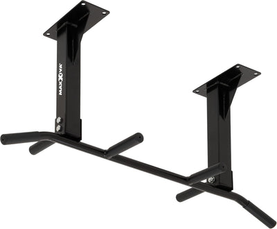 MAXXIVA Klimmzugstange für Deckenmontage schwarz für Workout Kraftübungen Bodybuilding Fitness-Train