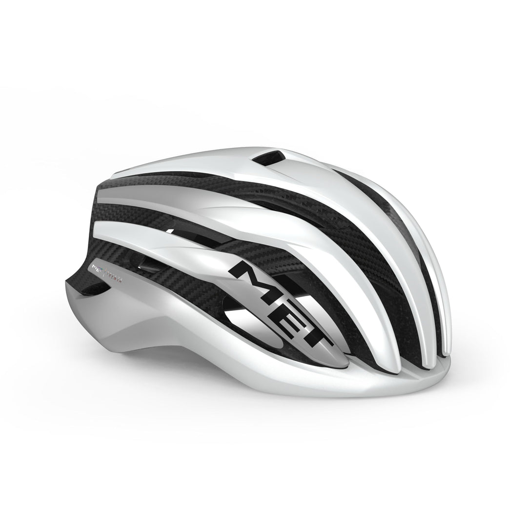 MET Trenta 3K Carbon MIPS Helm weiss/grau Einheitsgrösse, Einheitsgrösse
