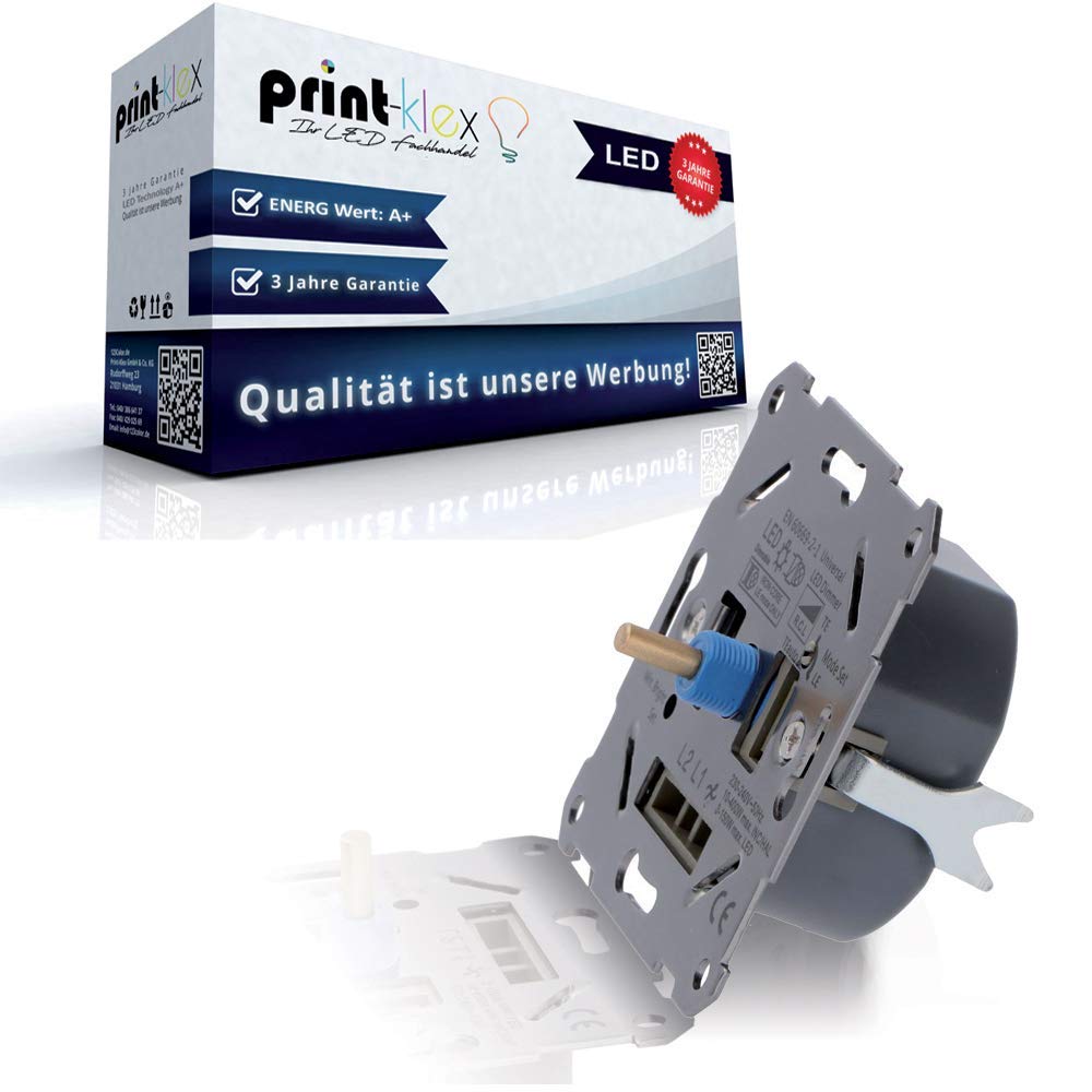 Universal Drehdimmer LED Halogen Dimmer Dimmschalter geeignet Jung Busch Jäger EFAPEL Vedder Klein P