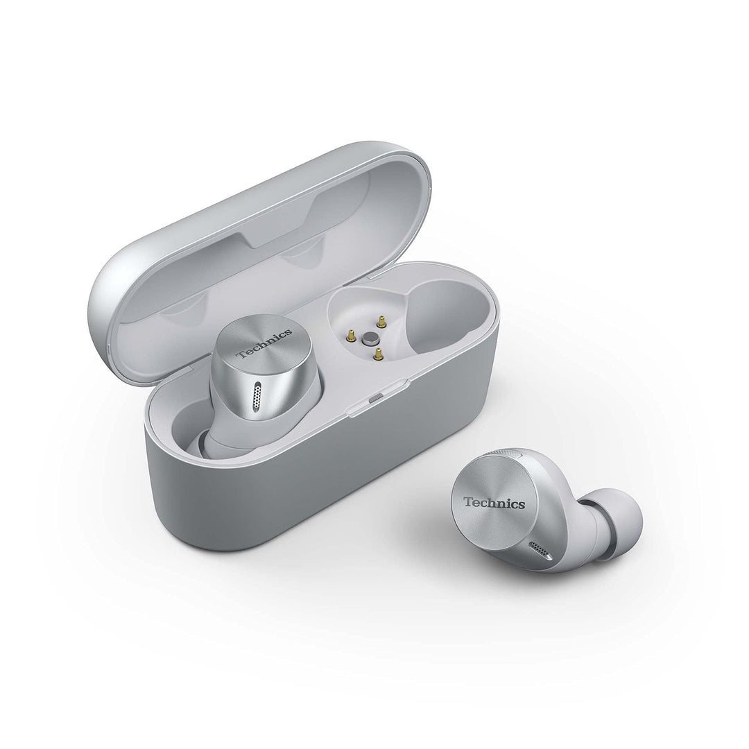 Technics EAH-AZ60E-S Kabellose Ohrhörer mit Geräuschunterdrückung, Multipoint-Bluetooth, komfortable