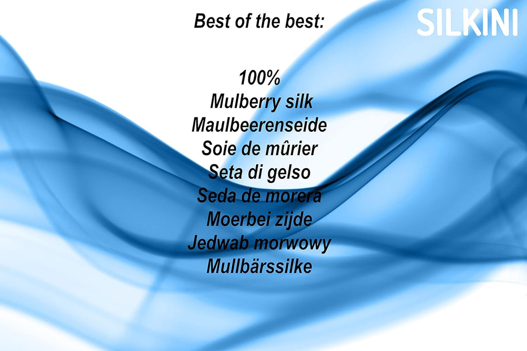 Silkini® - Seidenschlafsack aus 100% Naturseide, Hüttenschlafsack, Inlett, Sommerschlafsack aus echt