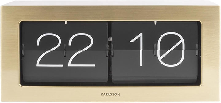 Karlsson Moderne Tischuhren KA5642GD Goldfarben, Goldfarben
