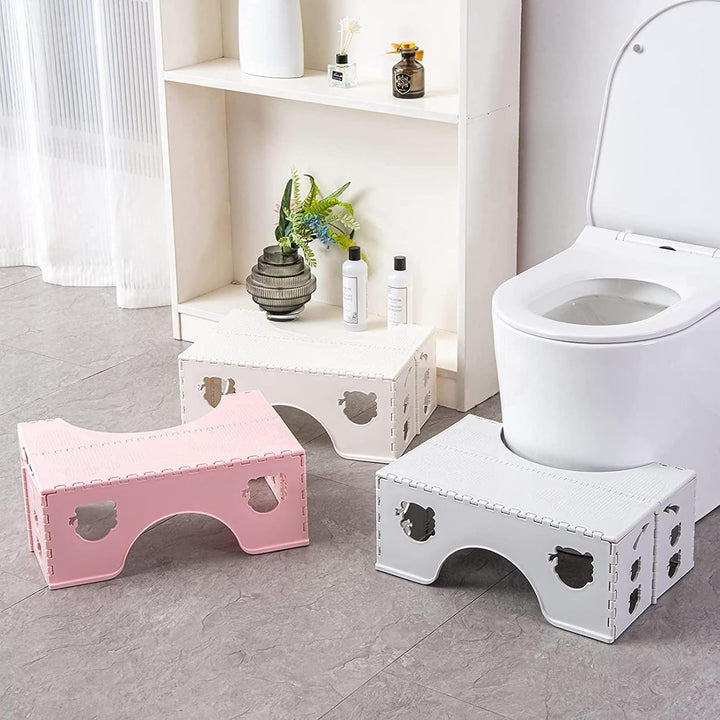 Faltbarer Toilettenhocker, Toilettenhocker Klappbar, Toilettenhocker Erwachsene, Physiologischer Hoc