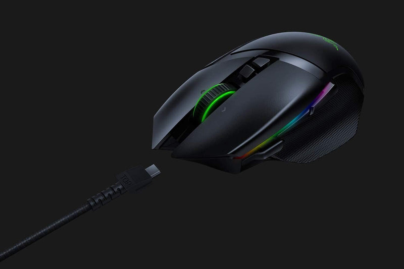 Razer Basilisk Ultimate - Kabellose Gaming-Maus mit 11 programmierbaren Tasten (Optischer 20k Focus+