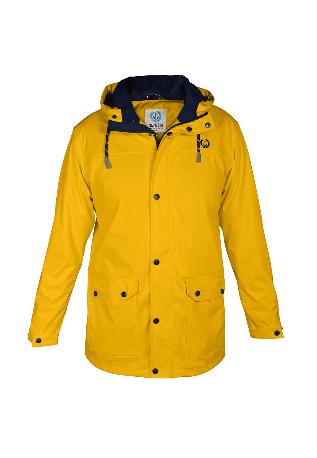 MADSea Herren Regenjacke Friesennerz 63096 gelb S Currygelb, S Currygelb