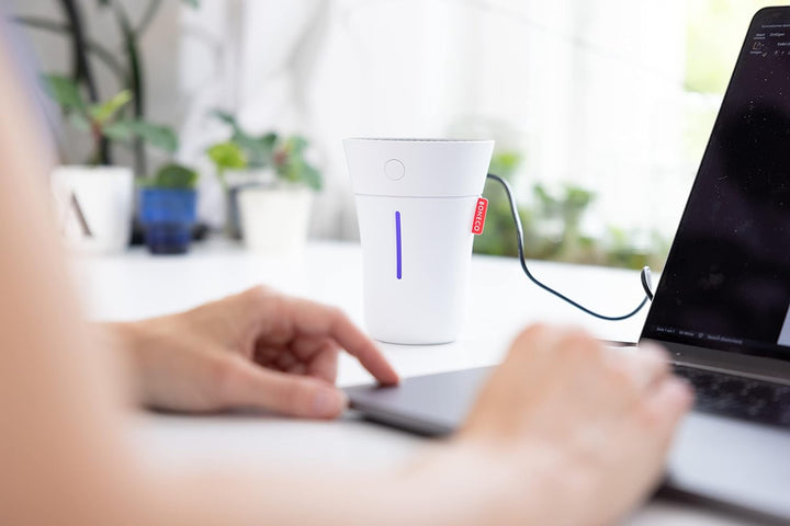 BONECO Luftbefeuchter U50 I USB Mini Luftbefeuchter I LED-Farbwechsel I Diffusor I Super leise I USB