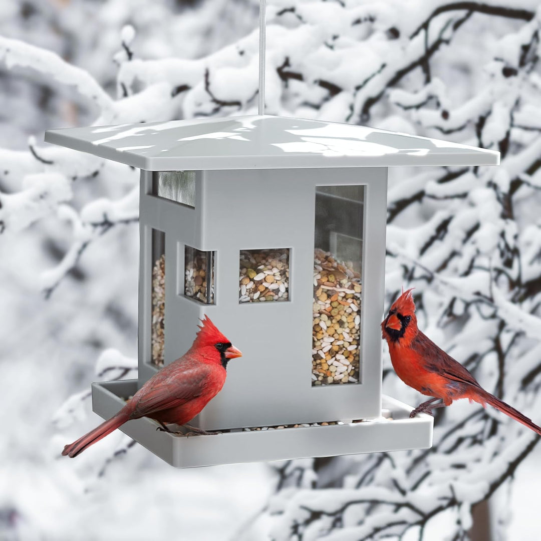 Umbra Bird Cafe Vogelhaus, Moderner Vogelfutterspender zum Aufhängen, Vogelfutterhaus mit architekto