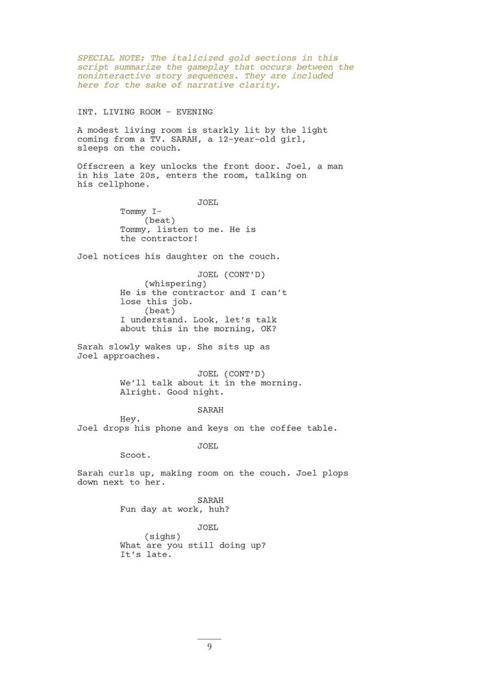 The Last of Us: Part I and Part II Scripts, Gebundenes Buch