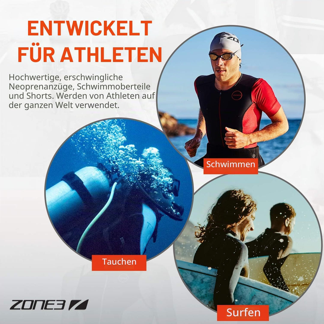 Zone3 Agile Neoprenanzug Damen schwarz