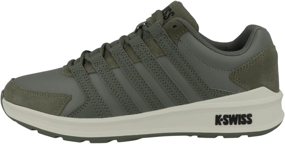 K-Swiss Herren Vista Trainer Sneaker 41.5 EU Deeplichen Snowwhite, 41.5 EU Deeplichen Snowwhite