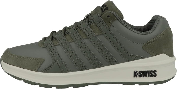 K-Swiss Herren Vista Trainer Sneaker 41.5 EU Deeplichen Snowwhite, 41.5 EU Deeplichen Snowwhite