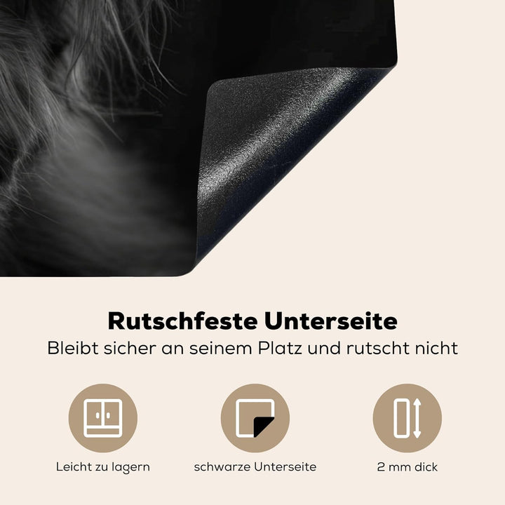 Herdabdeckplatte 90x52 cm Einteilig Induktionsmatte Küche Abdeckung Ceranfeld Herd Abdeckplatte Deko