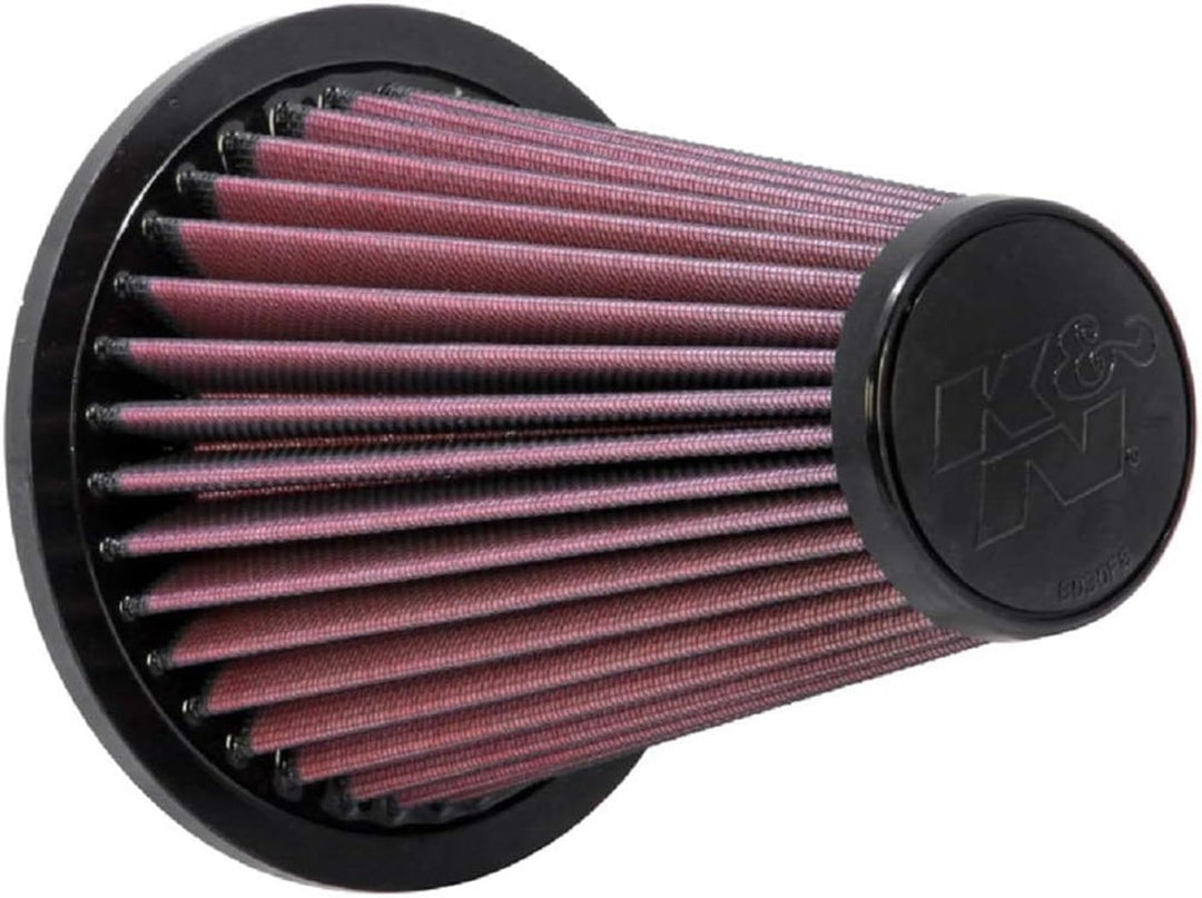 K&N E-0940 Waschbarer und wiederverwendbarer KFZ Tauschluftfilter,Rot