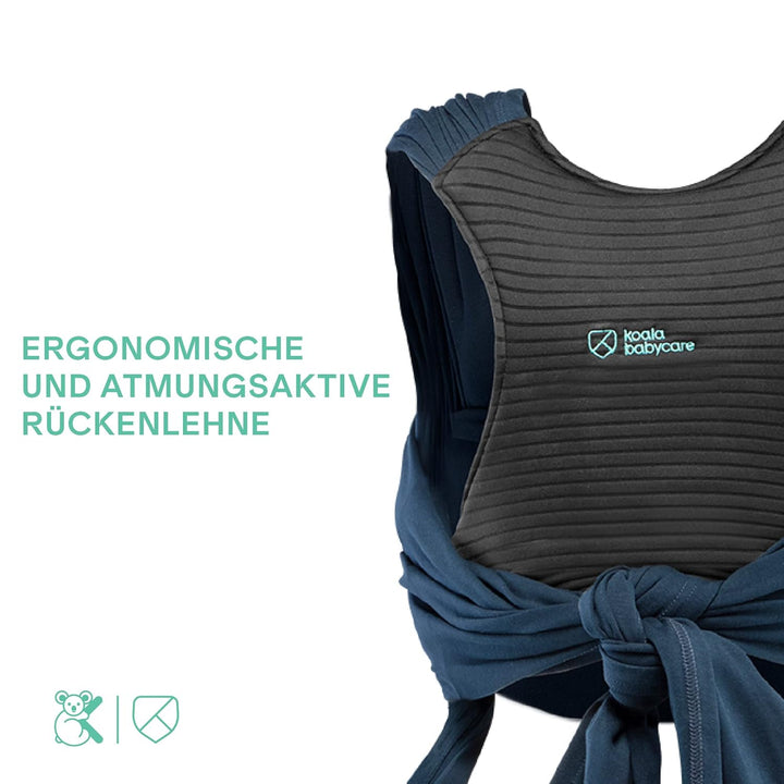 Koala Babycare Babytragetuch - Einfach anzuziehen - Elastisches Tragetuch bis zu 15 kg - Verstellbar