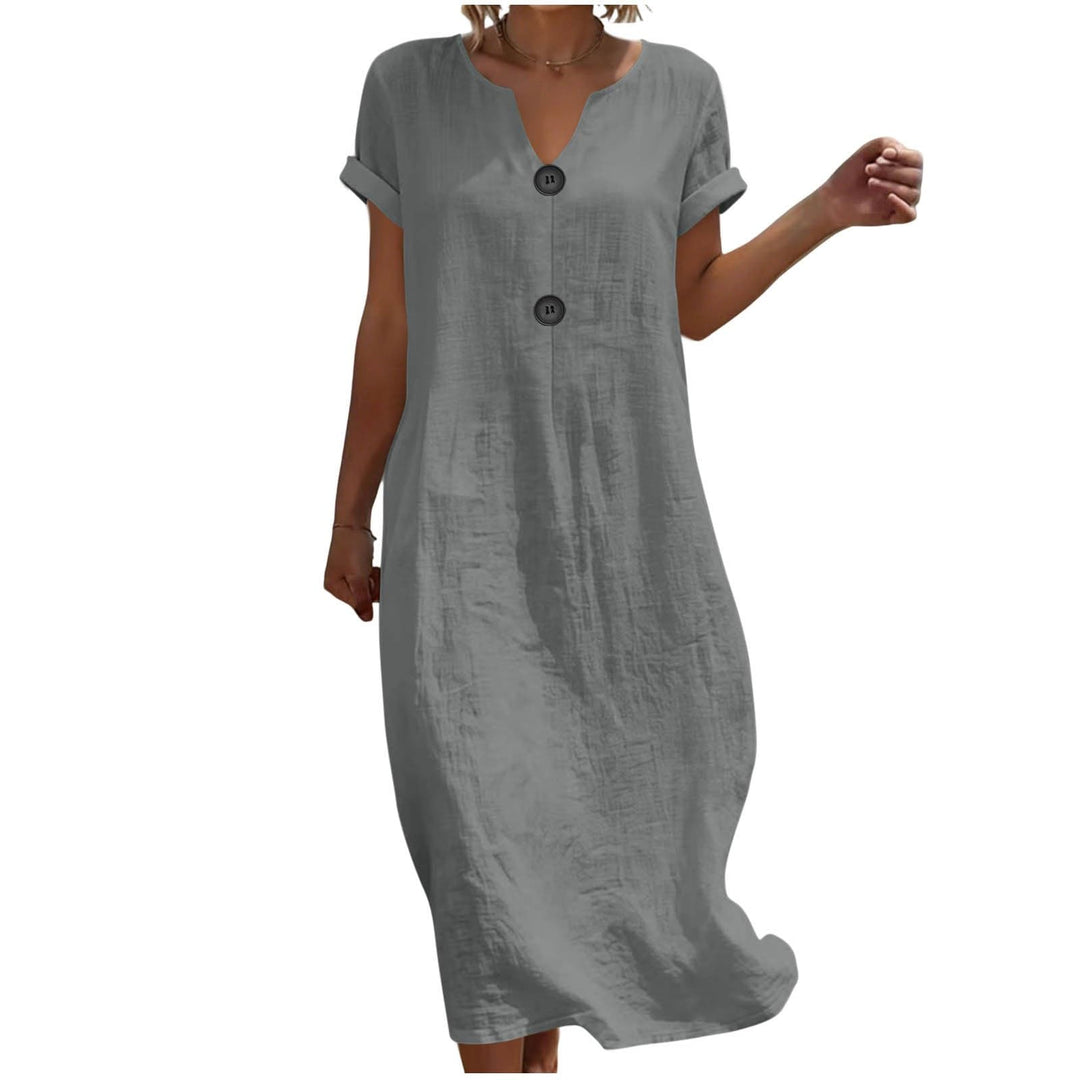 Musselin Kleid Damen Leinenkleider Damen Sommer Baumwolle Leicht Und Luftig | Leinenkleider Damen So