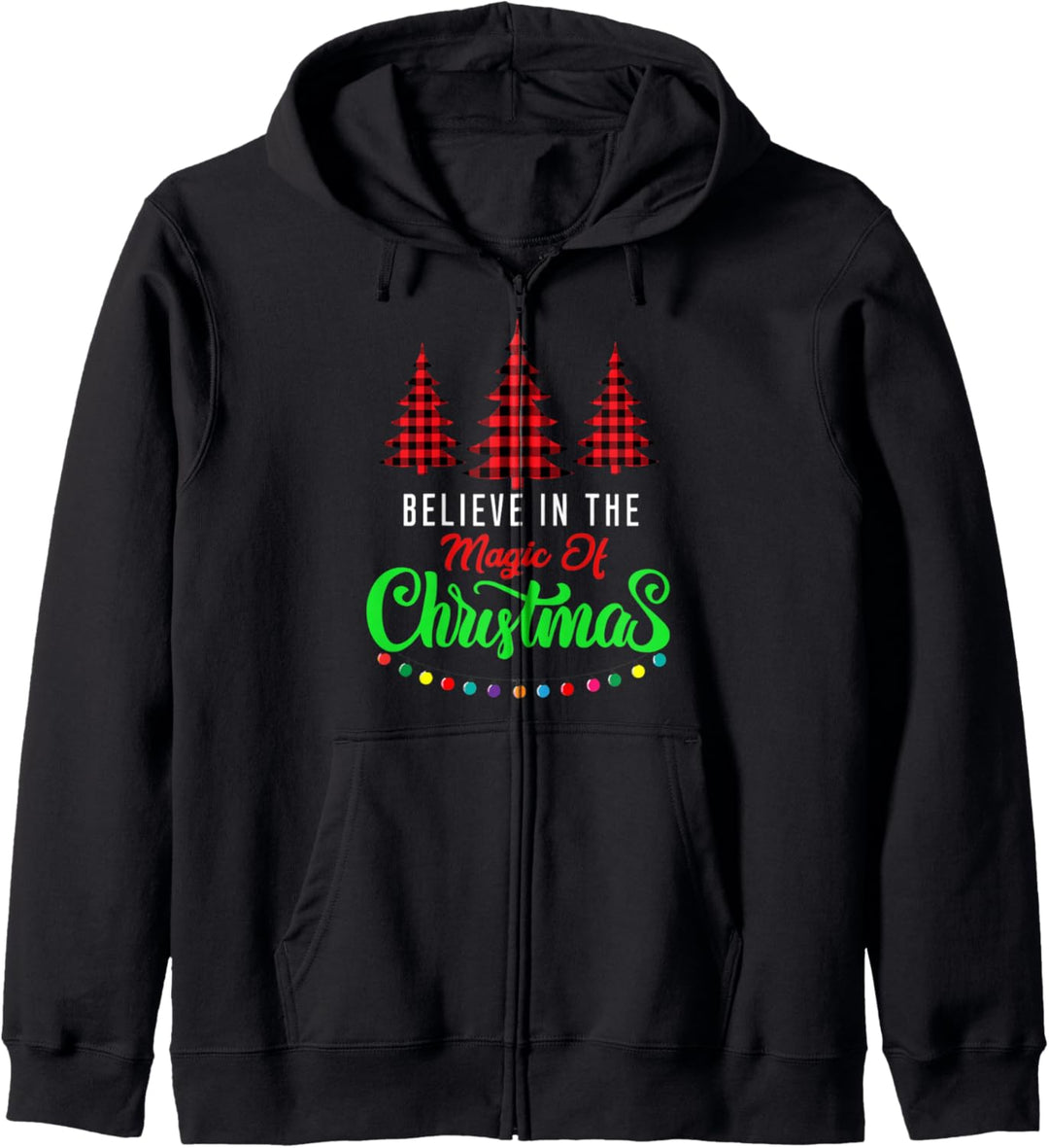 Christmas Pattern Outfit - Believe in the Magic of Christmas Kapuzenjacke