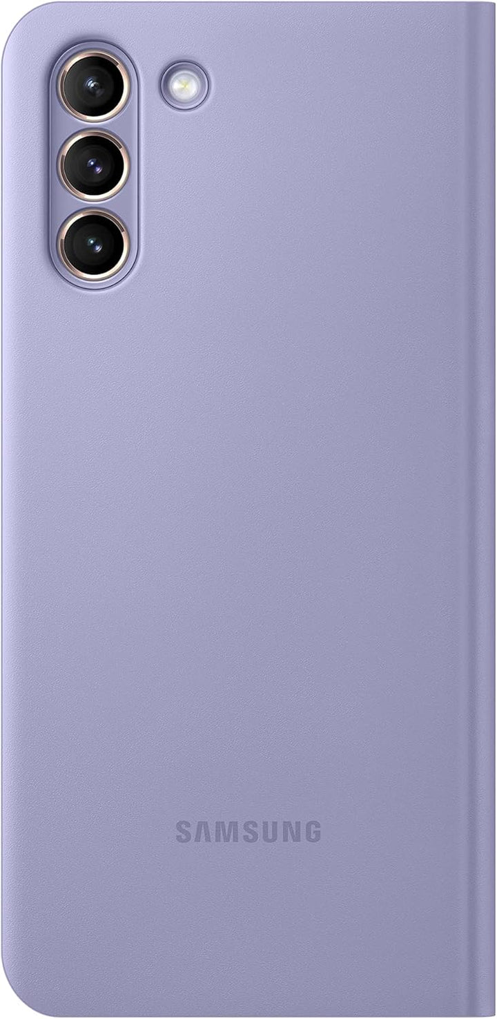 Samsung LED View Smartphone Cover EF-NG996 für Galaxy S21+ 5G Handy-Hülle, LED-Anzeige, Kartenhalter