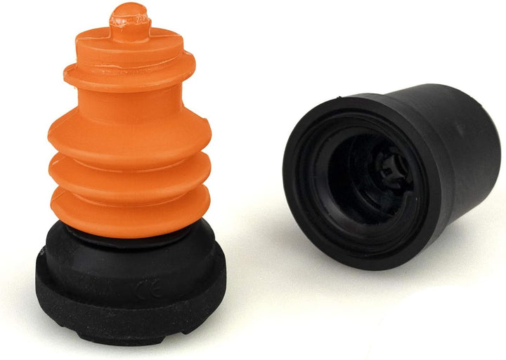 Flexyfoot stossdämpfender Gehstock mit Derby-Griff Orange, Orange