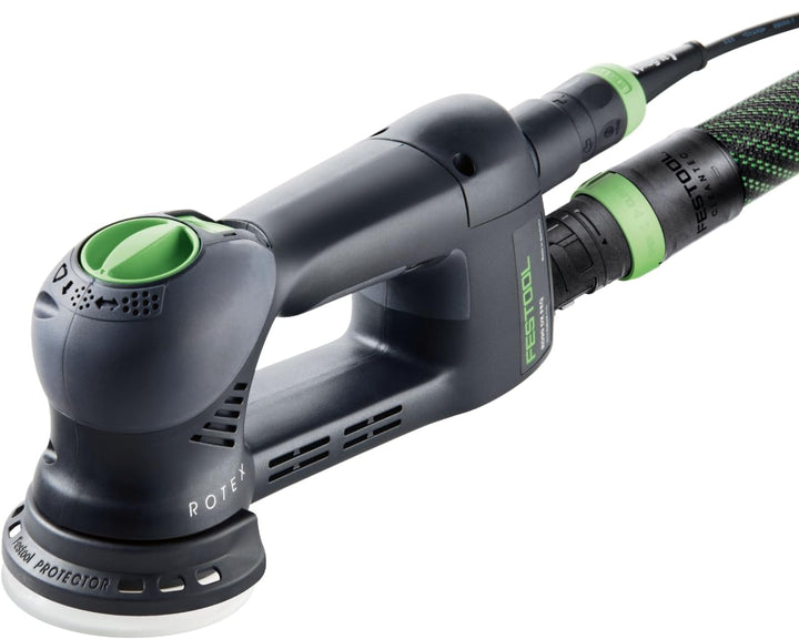 Festool Getriebe-Exzenterschleifer RO 90 DX FEQ-Plus ROTEX (mit FastFix Schleifteller, Schleifschuh,