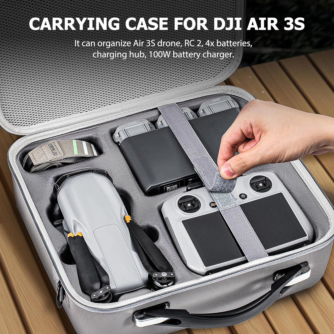 STARTRC Air 3S Koffer, tragbare Reisetasche, Tragetasche für DJI Air 3S Fly More Combo, RC2/RC/RC-N3