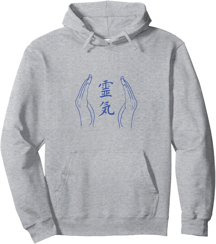 Hände mit Reiki Zeichen Pullover Hoodie