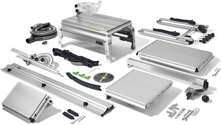 Festool Tischzugsäge CS 50 EBG-Set PRECISIO (mit Kreissägeblatt, Winkelanschlag, Längsanschlag, Schi