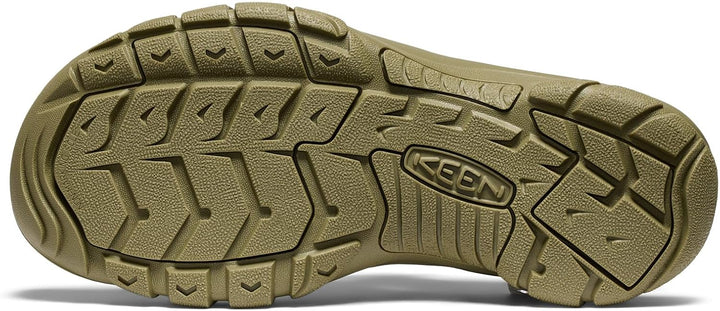 Keen Herren Newport H2 Sandale 42 EU Einfarbig Olivgrün, 42 EU Einfarbig Olivgrün