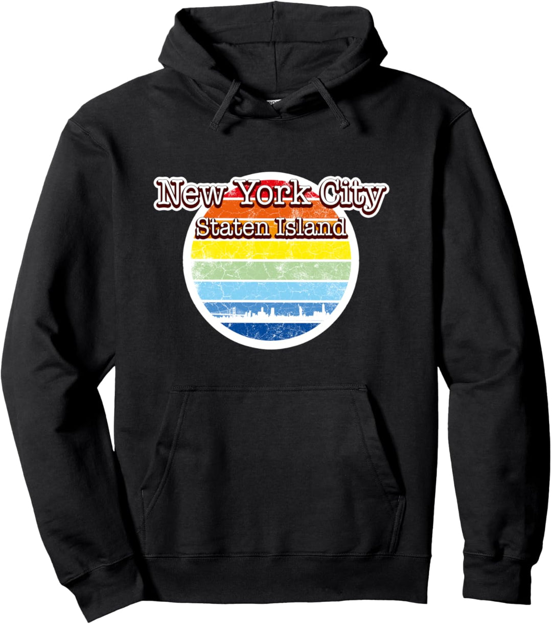 New York City Staten Island USA souvenir NYC United States Pullover Hoodie