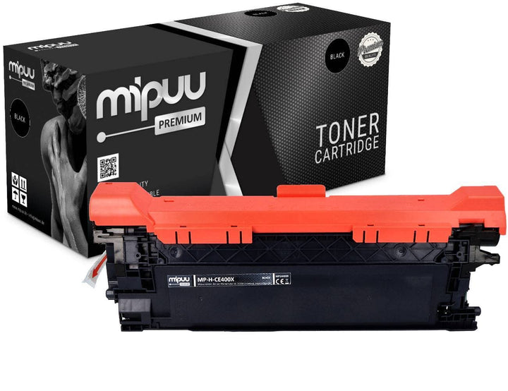 Mipuu Toner kompatibel für HP CE400X 507X Schwarz Black HP Laserjet Pro 500 Color MFPM570DN MFPM570D