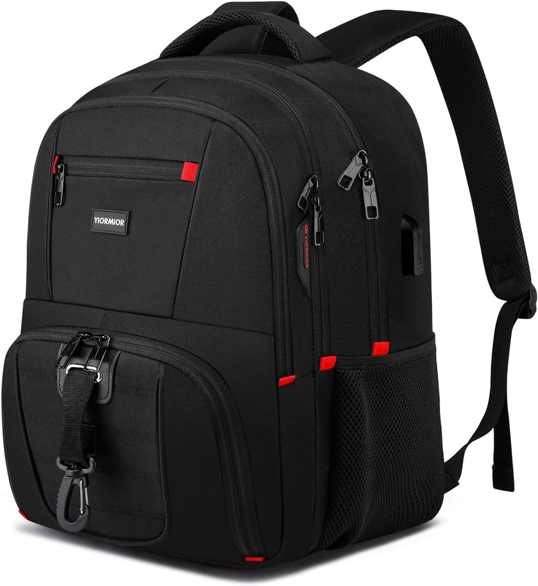 Rucksack Herren Schulrucksack Jungen Teenager für 17,3 Zoll Laptop Rucksack Arbeit Wasserdicht Busin