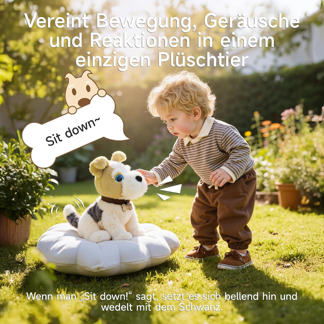 OR OR TU Hund Spielzeug Kinder, Sprachgesteuerte Plüsch Spielzeug Hunde, Elektronische Haustiere, di