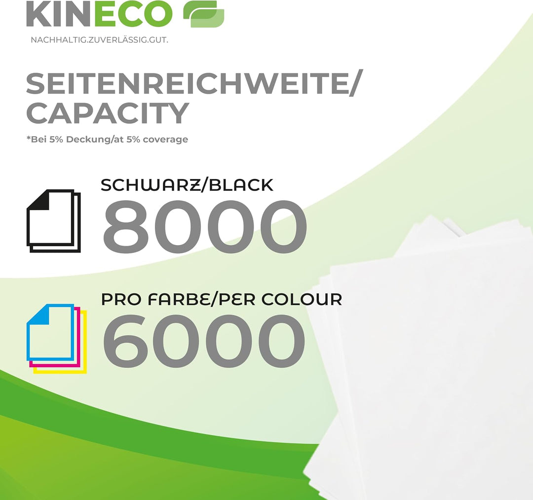 Kineco Set 4 Toner kompatibel für Kyocera TK5270 TK-5270 ECOSYS M6230cidn M6230cidnt M6630cidn P6230