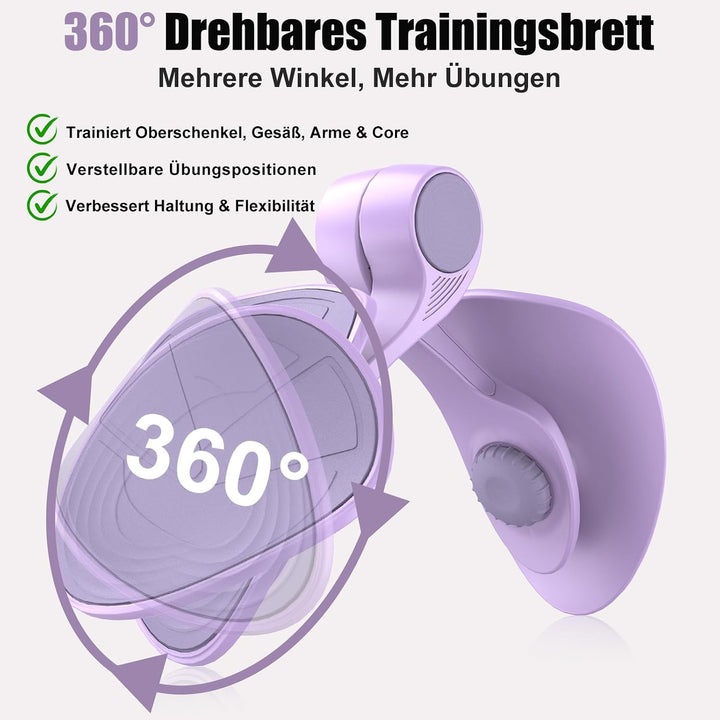 Oberschenkeltrainer 35lb Beckenboden Trainer Damen für Frau Beinpresse Po Trainer für Zuhause MäNner