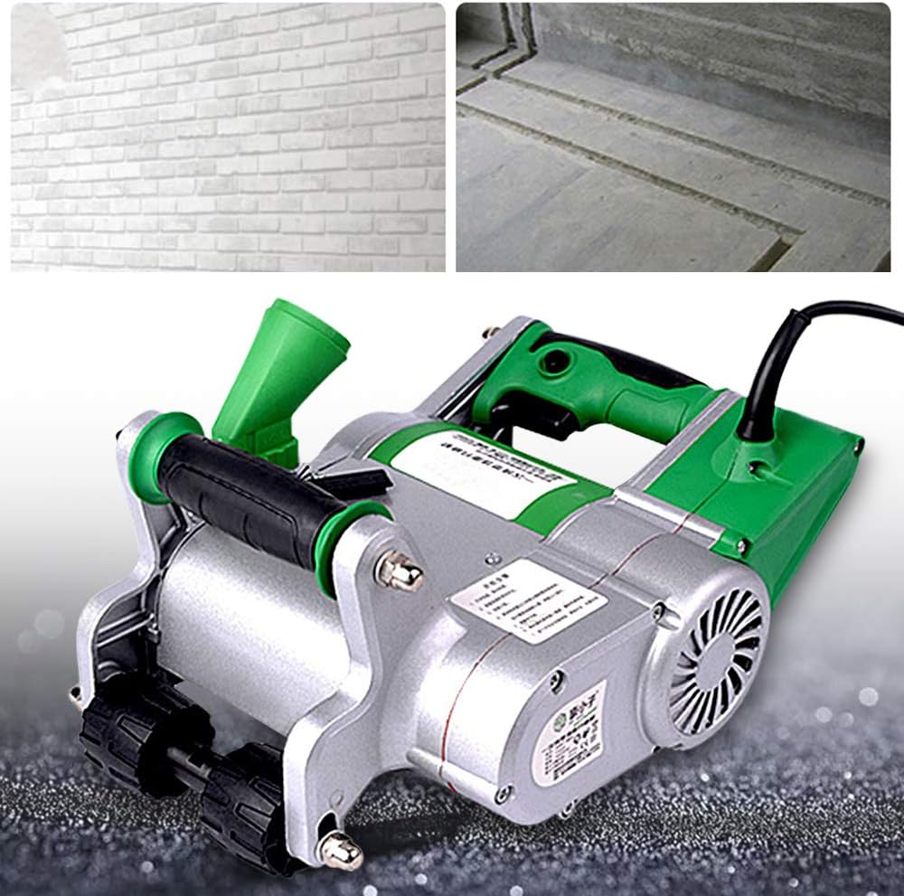 Mauernutfräsmaschine 1100W, Elektrische Mauernutfräse Frästiefe 30 mm 2000 U/min Für Voll- und Hohlz