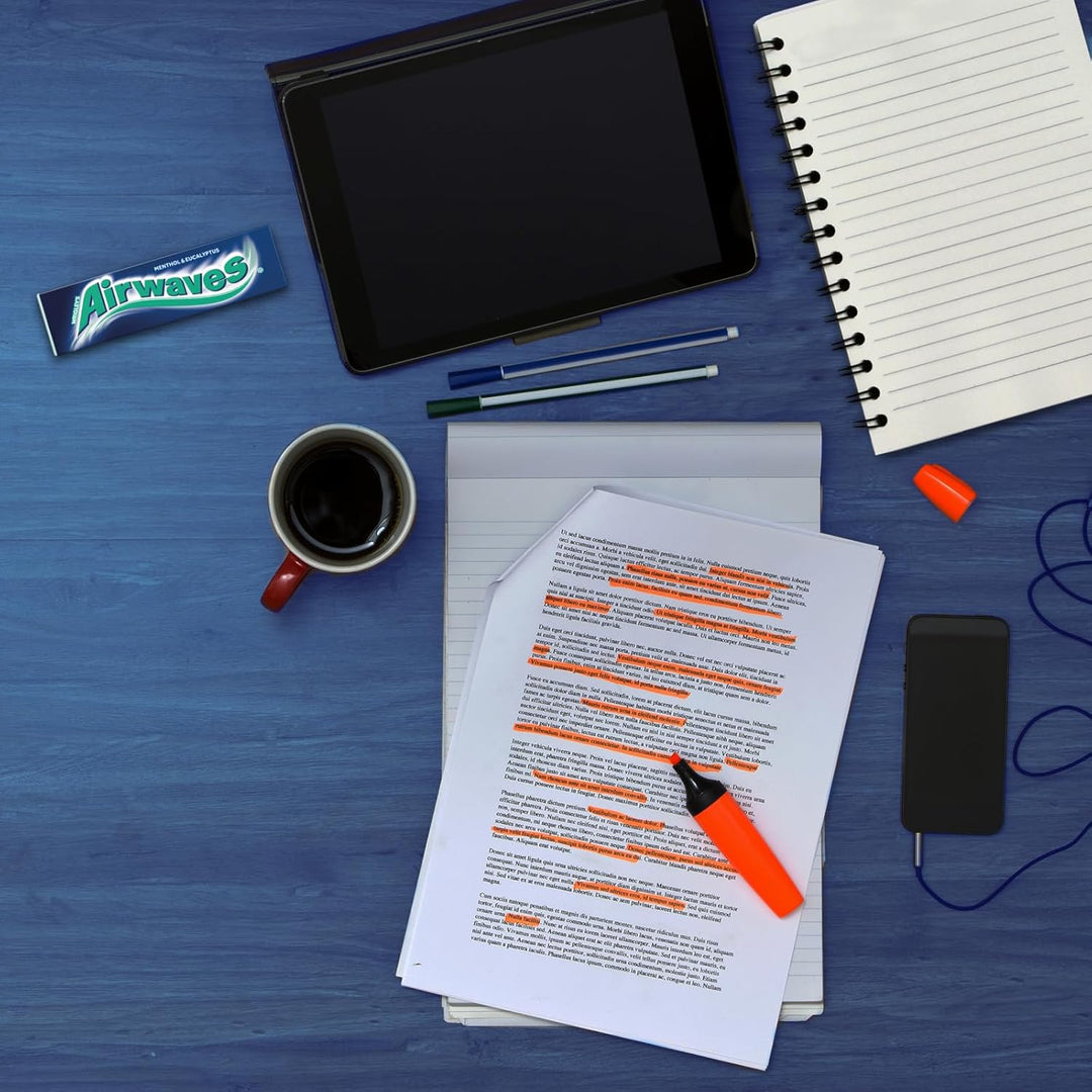 Airwaves Menthol und Eucalyptus, Zuckerfreier Kaugummi, Mit Minzfrische, 30 Packungen mit 12 Dragees