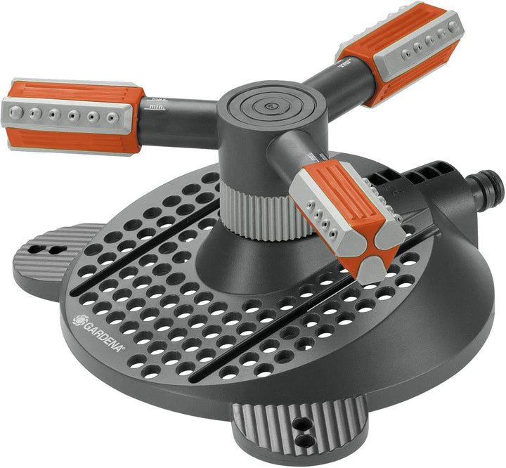 Gardena Comfort Kreisregner Mambo: Rasensprenger &amp; Abzweig-Satz für 13 mm (1/2 Zoll)- und 15 mm (5/8