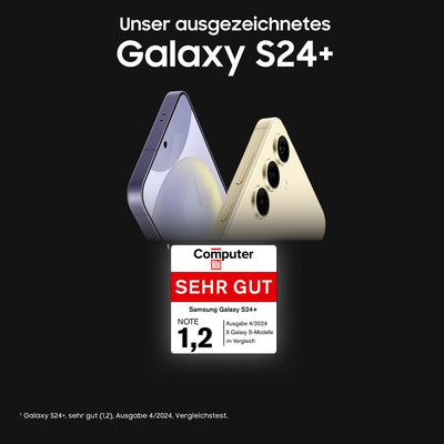 Samsung Galaxy S24+ AI Smartphone, Android-Handy ohne Vertrag, 12 GB RAM, 256 GB Speicher, 50-MP-Kam